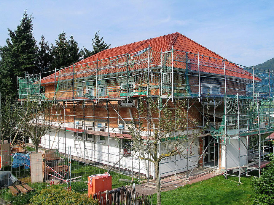 Renovierungsarbeiten am Pfarrhaus der Katholischen Kirchengemeinde Zierenberg